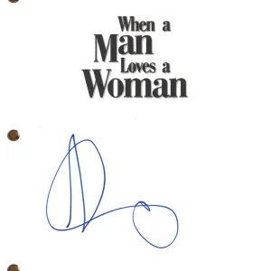 Andy Garcia Signed Autograph When A Man Loves A Woman Movie Script Beckett COA