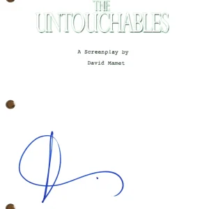 Andy Garcia Signed Autograph The Untouchables Full Script Screenplay Beckett COA