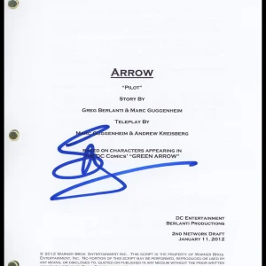 Stephen Amell "Arrow" AUTOGRAPH Signed Full Complete Pilot Episode Script ACOA