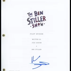 Ben Stiller "The Ben Stiller Show" AUTOGRAPH Signed Pilot Episode Script ACOA