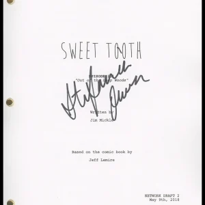 Stefania LaVie Owen "Sweet Tooth" AUTOGRAPH Signed Pilot Episode Script ACOA