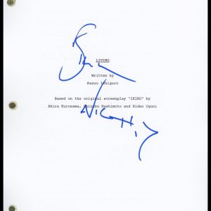 Bill Nighy "Living" AUTOGRAPH Signed Full Complete Script Screenplay ACOA