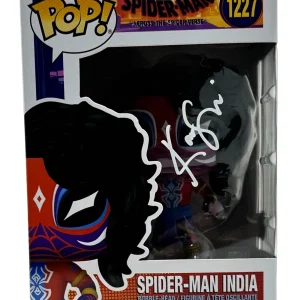 Karan Soni Signed Funko Pop Spider-Man India 1227 Spider-Verse Autograph BAS COA