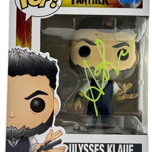 Andy Serkis Signed Funko Pop Ulysses Klaue Black Panther Autograph Beckett COA