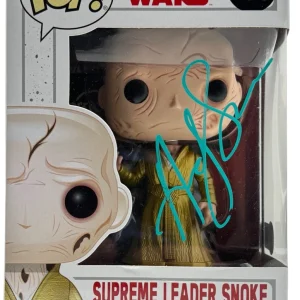 Andy Serkis Signed Funko Pop Star Wars Supreme Leader Snoke Autograph BAS COA