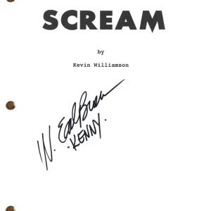 W. Earl Brown Signed Autograph Scream Full Movie Script Screenplay Beckett COA