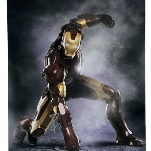 Robert Downey Jr Signed Iron Man 16x20 Photo Tony Stark Autograph Beckett COA