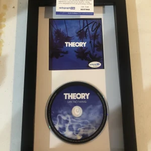 TYLER CONNOLLY THEORY OF A DEADMAN SIGNED AUTOGRAPH FRAMED CD DISPLAY ACOA
