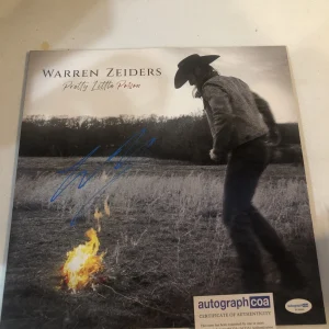 WARREN ZEIDERS SIGNED AUTOGRAPH VINYL ALBUM ACOA PRETTY LITTLE POISON
