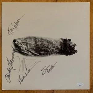 DOOBIE BROTHERS HAND SIGNED MINUTE BY MINUTE LYRIC SHEET 5 SIGNED JSA