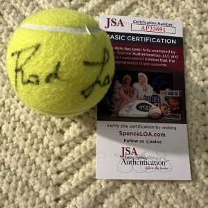Rod Laver Signed Tennis Ball Autographed JSA Authentication COA