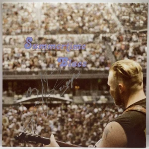 Zach Bryan Signed Autographed Summertime Blues Vinyl JSA Something In The Orange