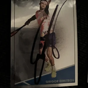 Grigor Dmitrov Signed Trading Card Autographed Tennis 2021 Topps Chrome