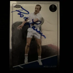 Rod Laver Signed Trading Card Autographed Tennis 2021 Topps Chrome