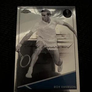 Roy Emerson Signed Trading Card Autographed Tennis 2021 Topps Chrome