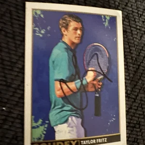 Taylor Fritz Signed Trading Card Goodwin Autographed Tennis Goudey