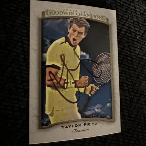 Taylor Fritz Signed Trading Card Goodwin Autographed Tennis