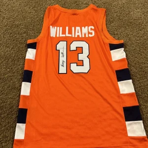 SYRACUSE ORANGE- BENNY WILLIAMS SIGNED AUTOGRAPH JERSEY COA CUSE BASKETBALL