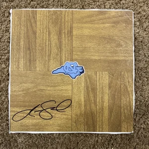 NORTH CAROLINA TAR HEELS- JASON CAPEL SIGNED AUTOGRAPH FLOORBOARD COA LOGO UNC