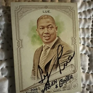 Tyrone Lue Signed Trading Card Autographed Allen & Ginter 2018 LA Lakers