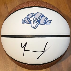 Armando Bacot Signed Autographed North Carolina Tar Heels Logo Basketball JSA