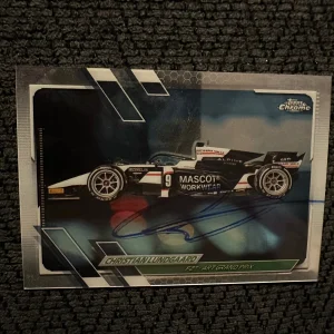 Signed Trading Card Indy 500 Car Indianapolis Christian Lundgaard Formula 1 F1
