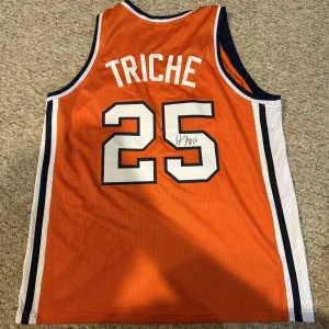 SYRACUSE ORANGE- BRANDON TRICHE SIGNED AUTOGRAPH JERSEY COA CUSE HOOPS STAR