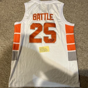 SYRACUSE ORANGE- TYUS BATTLE SIGNED AUTOGRAPH JERSEY COA CUSE HOOPS