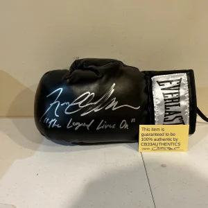 NICO ALI WALSH SIGNED AUTOGRAPH EVERLAST BOXING GLOVE COA LEGEND LIVES ON