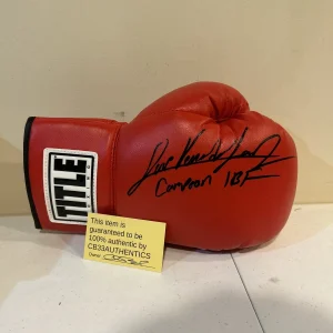 LUIS ALBERTO LOPEZ VENADO SIGNED AUTOGRAPH BOXING GLOVE COA IBF CHAMP