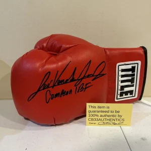 LUIS ALBERTO LOPEZ VENADO SIGNED AUTOGRAPH BOXING GLOVE COA IBF CHAMP