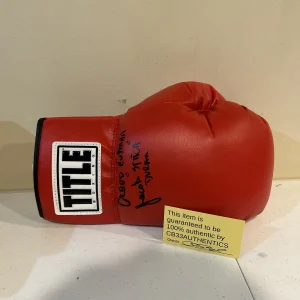 JACOB STITCH DURAN SIGNED AUTOGRAPH BOXING GLOVE COA CREED CUTMAN ROCKY