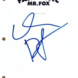 Willem Dafoe Signed Autograph Fantastic Mr. Fox Movie Script Screenplay BAS COA