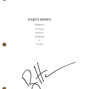 Ryan Hansen Signed Autograph Party Down Pilot Script Full Screenplay Beckett COA