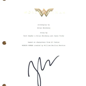 Zack Snyder Signed Autograph Wonder Woman Movie Script Screenplay Beckett COA