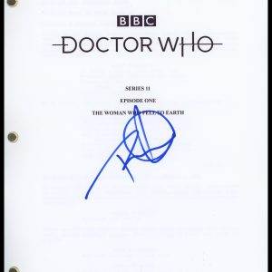 Tosin Cole "Doctor Who" AUTOGRAPH Signed 'The Woman Who Fell to Earth' Script