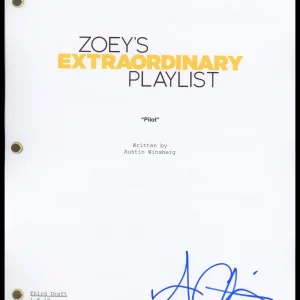 Skylar Astin "Zoey's Extraordinary Playlist" AUTOGRAPH Signed Pilot Script B