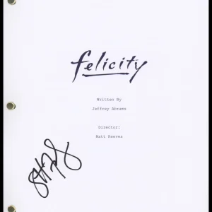 Scott Foley "Felicity" AUTOGRAPH Signed 'Noel Crane' Pilot Episode Script ACOA