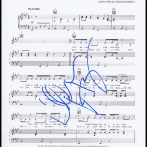 Walker Hayes "Country Stuff the Album" AUTOGRAPH Signed 'AA' Sheet Music ACOA