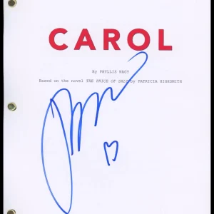 Todd Haynes "Carol" Director AUTOGRAPH Signed Complete Script Screenplay ACOA