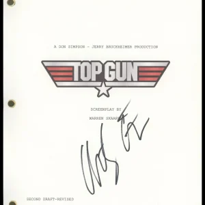 Anthony Edwards "Top Gun" AUTOGRAPH Signed 'Goose' Full Script Screenplay B ACOA
