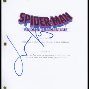 Luna Lauren Velez "Spider-Man: Across the Spider-Verse" SIGNED Script Screenplay