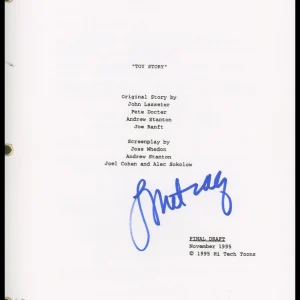 Laurie Metcalf "Toy Story" AUTOGRAPH Signed 'Andy's Mom' Script Screenplay ACOA