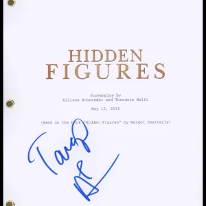 Taraji P. Henson "Hidden Figures" AUTOGRAPH Signed Full Script Screenplay ACOA