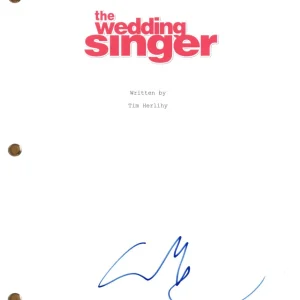 Adam Sandler Signed Autograph The Wedding Singer Movie Script Screenplay ACOA