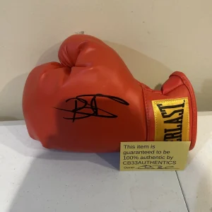 BRANDON MOORE SIGNED AUTOGRAPH EVERLAST BOXING GLOVE COA HEAVYWEIGHT CONTENDER