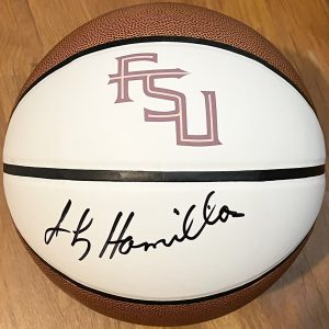 Leonard Hamilton Signed Autographed Florida State Logo Basketball JSA