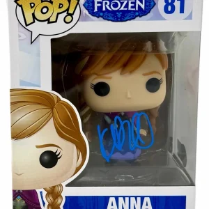 Kristen Bell Signed Frozen Funko Pop Anna #81 Disney Autograph Beckett COA