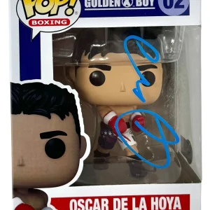 Oscar De La Hoya Signed Funko Pop Boxing #02 Golden Boy Autograph Beckett COA