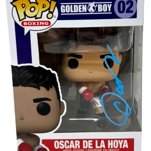 Oscar De La Hoya Signed Autograph Funko Pop Boxing #02 Golden Boy Beckett COA